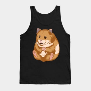 Dwarf Hamster Art Illustration Hammy Tank Top